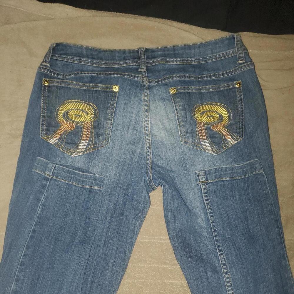 Rocawear Women's Blue and Navy Jeans